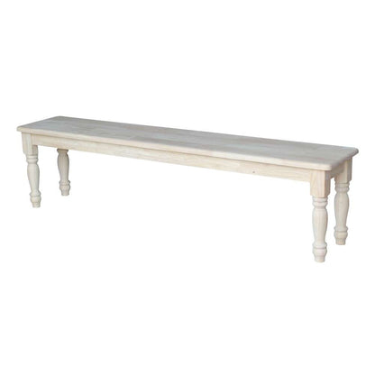 International Concepts - Farmhouse Bench - BE-72 view 1