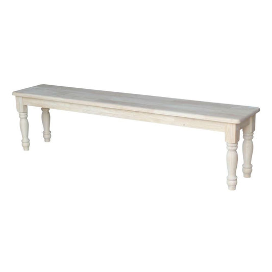 International Concepts - Farmhouse Bench - BE-72 view 1