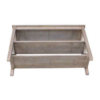 International Concepts - Hampton Console Table in Washed Gray Taupe Finish - OT09-70S view 5