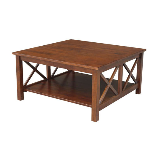International Concepts - Hampton Square Coffee Table in Espresso Finish - OT581-70SC view 1