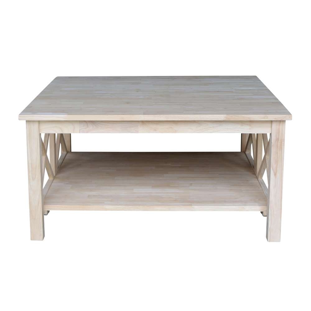 International Concepts - Hampton Square Coffee Table - OT-70SC view 2