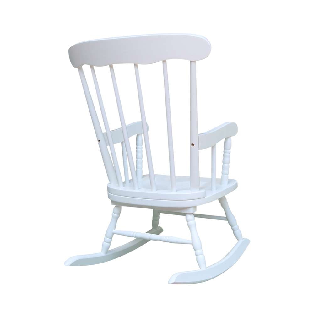 International Concepts - Juvenile Rocker in White Finish - CR08-2465 view 2