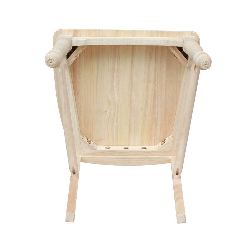 International Concepts - Maine Ladderback Chair (Set of 2) - C-2170P view 7