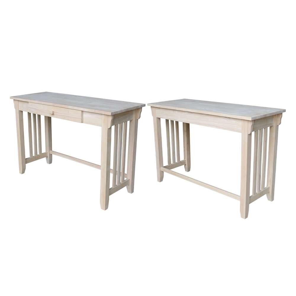 International Concepts - Mission Desk with Drawer - OF-921263 view 4