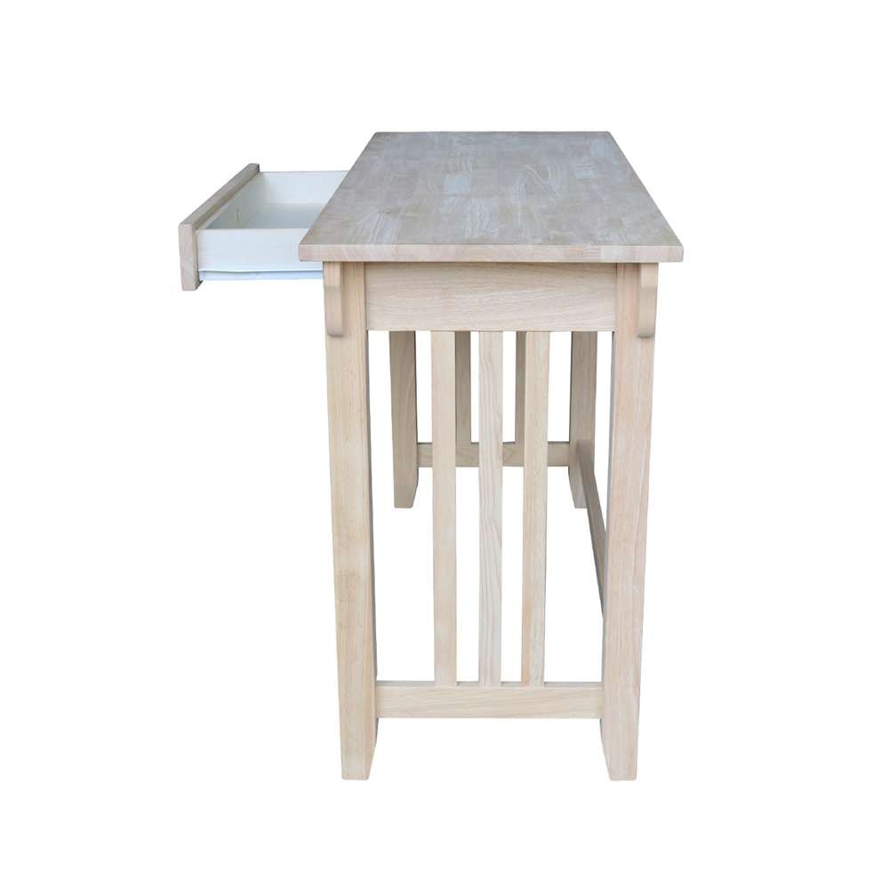 International Concepts - Mission Desk with Drawer - OF-921263 view 6