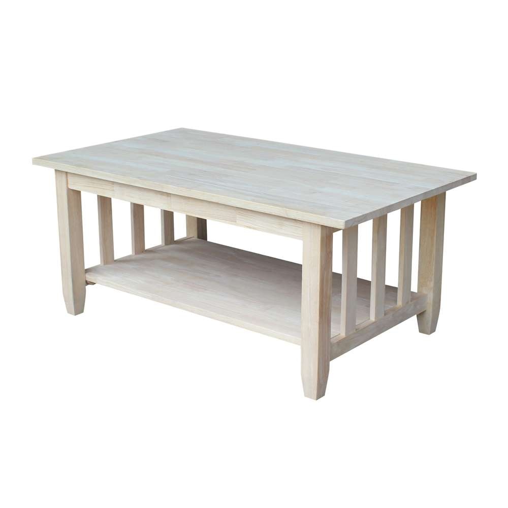 International Concepts - Mission Tall Coffee Table - BJ6TC view 1