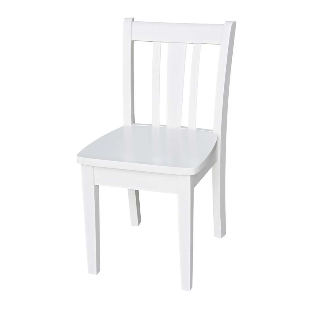 International Concepts - San Remo Juvenile Chair in White Finish (Set of 2) - CC08-105P view 1