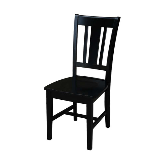 International Concepts - San Remo Splatback Chair in Black Finish (Set of 2) - C46-10P view 1