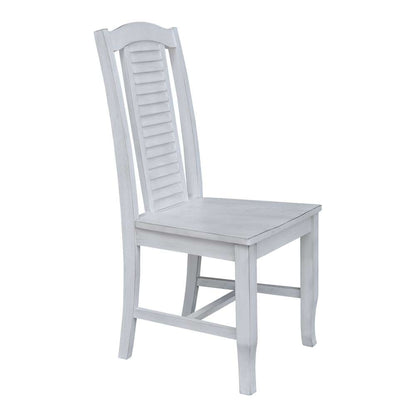 International Concepts - Seaside Chair in Chalk - Antiqued Finish (Set of 2) - C28-45P view 6