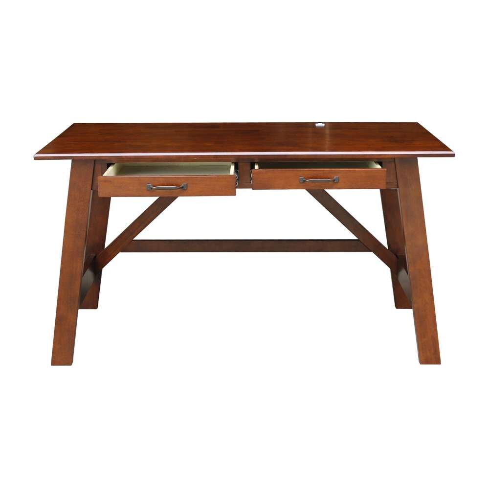 International Concepts - Serendipity Desk with 2 Drawers in Espresso Finish - OF581-69 view 2