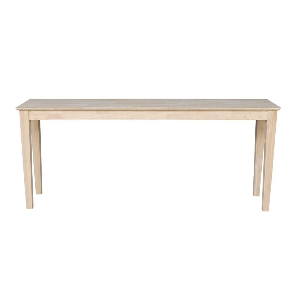 International Concepts - Shaker Console Table - Extended Length-72in - OT-9S-72 view 3