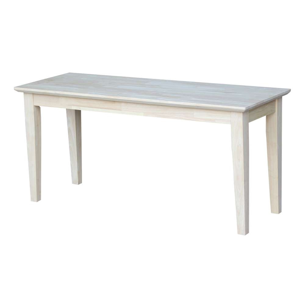 International Concepts - Shaker Style Bench - BE-39 view 1