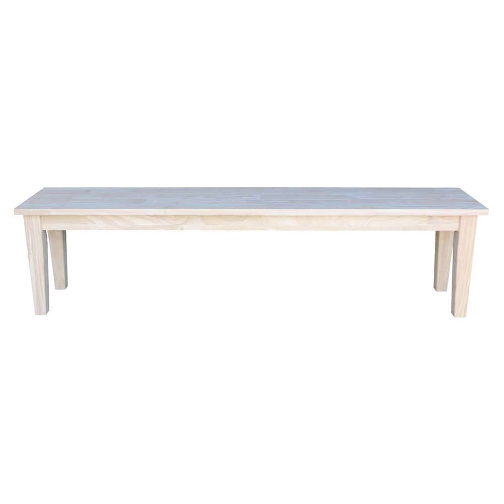 International Concepts - Shaker Style Bench - BE-72S view 2