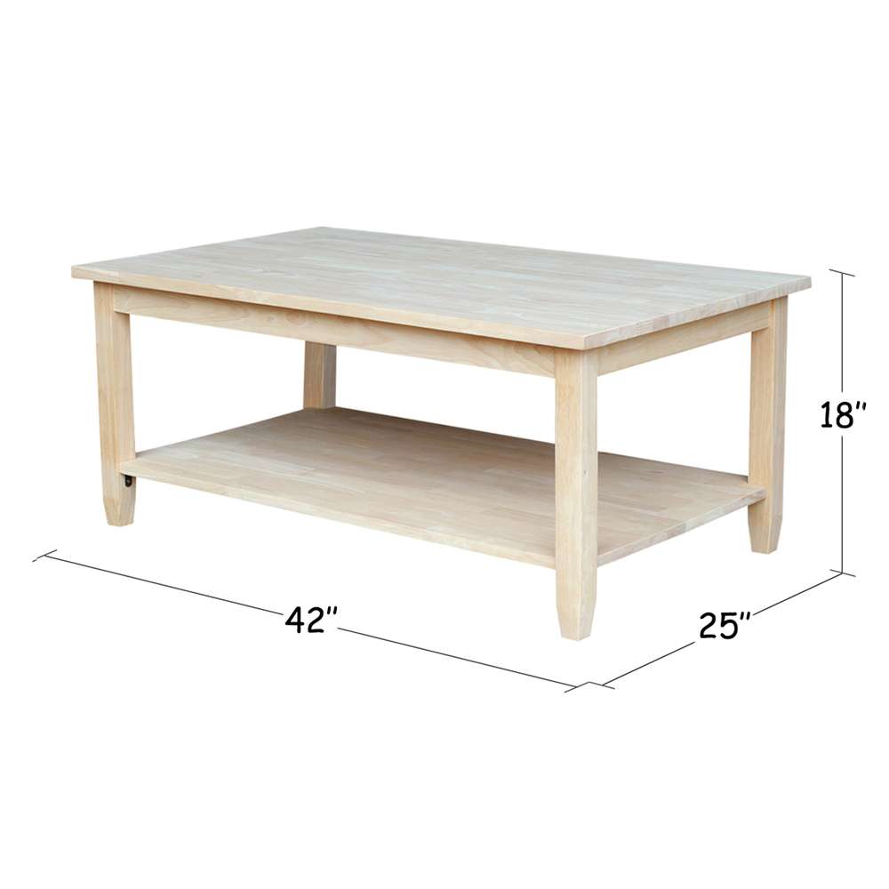 International Concepts - Solano Coffee Table - OT-6C view 2