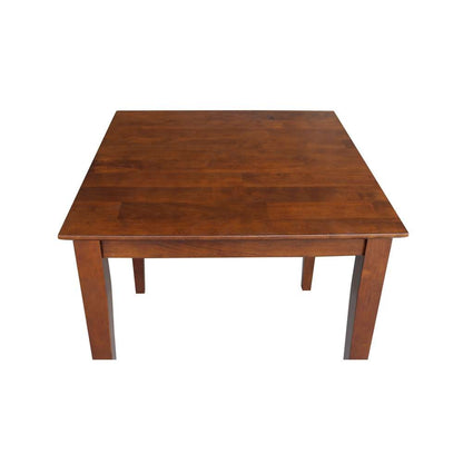 International Concepts - Solid Wood Top Table - Shaker Legs in Espresso Finish - K581-3030-30S view 5