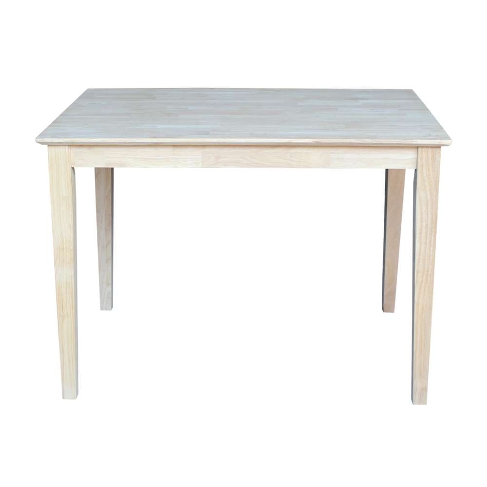 International Concepts - Solid Wood Top Table - Shaker Legs - K-3042-30S view 2