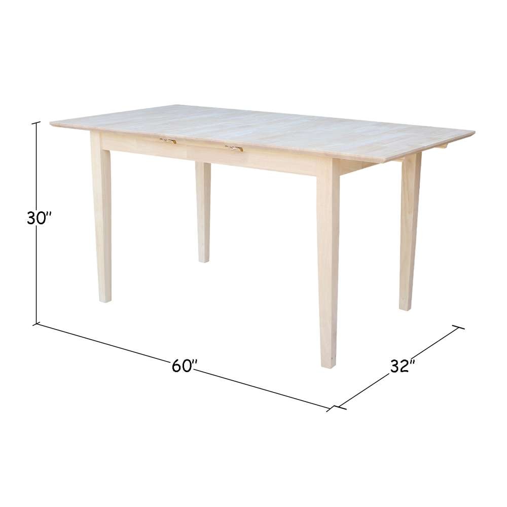 International Concepts - Table with Butterfly Extension - K-T32X-30S view 2