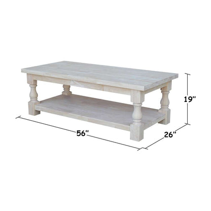 International Concepts - Tuscan Coffee Table - OT-17C view 2