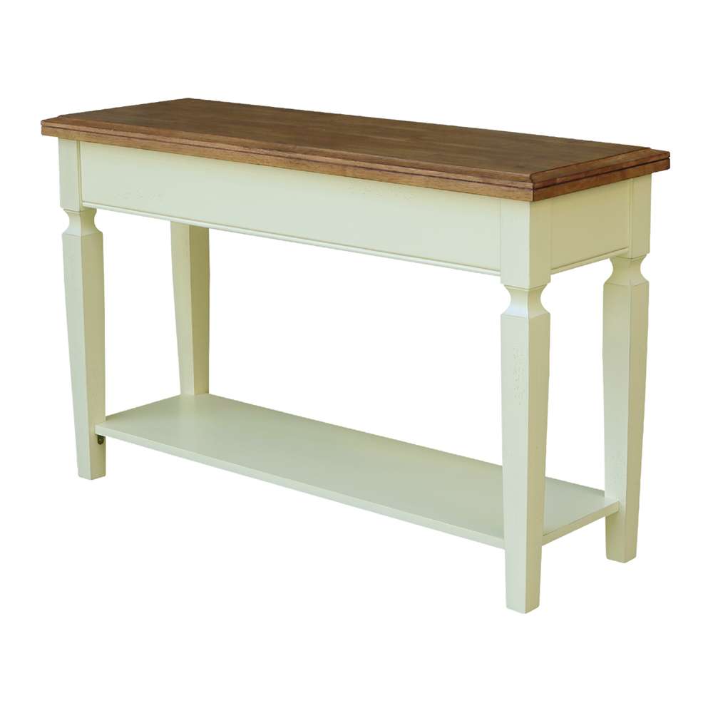 International Concepts - Vista Console/Sofa Table in Hickory/Shell Finish - OT79-15S view 2