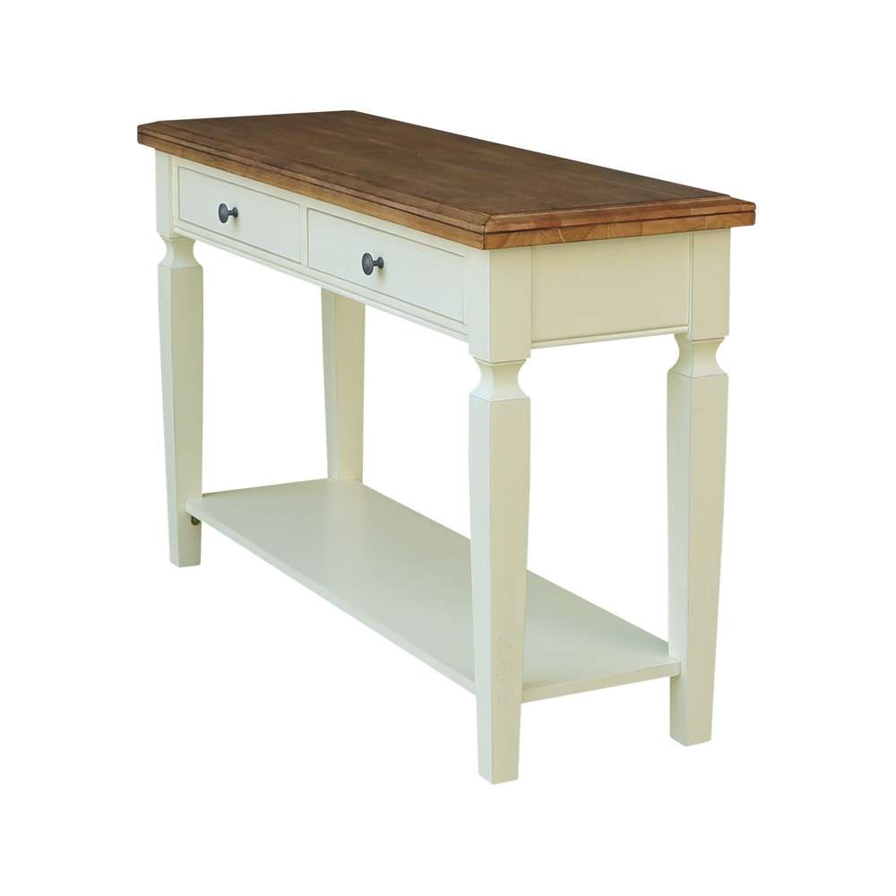 International Concepts - Vista Console/Sofa Table in Hickory/Shell Finish - OT79-15S view 9
