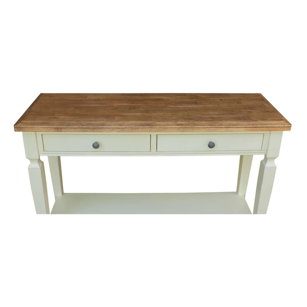 International Concepts - Vista Console/Sofa Table in Hickory/Shell Finish - OT79-15S view 11