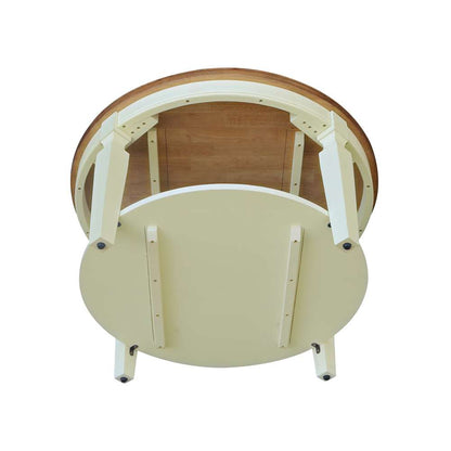 International Concepts - Vista Round Coffee Table in Hickory/Shell Finish - OT79-15CR view 6
