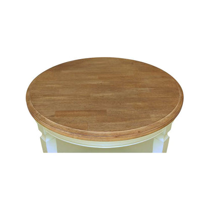International Concepts - Vista Round Coffee Table in Hickory/Shell Finish - OT79-15CR view 7