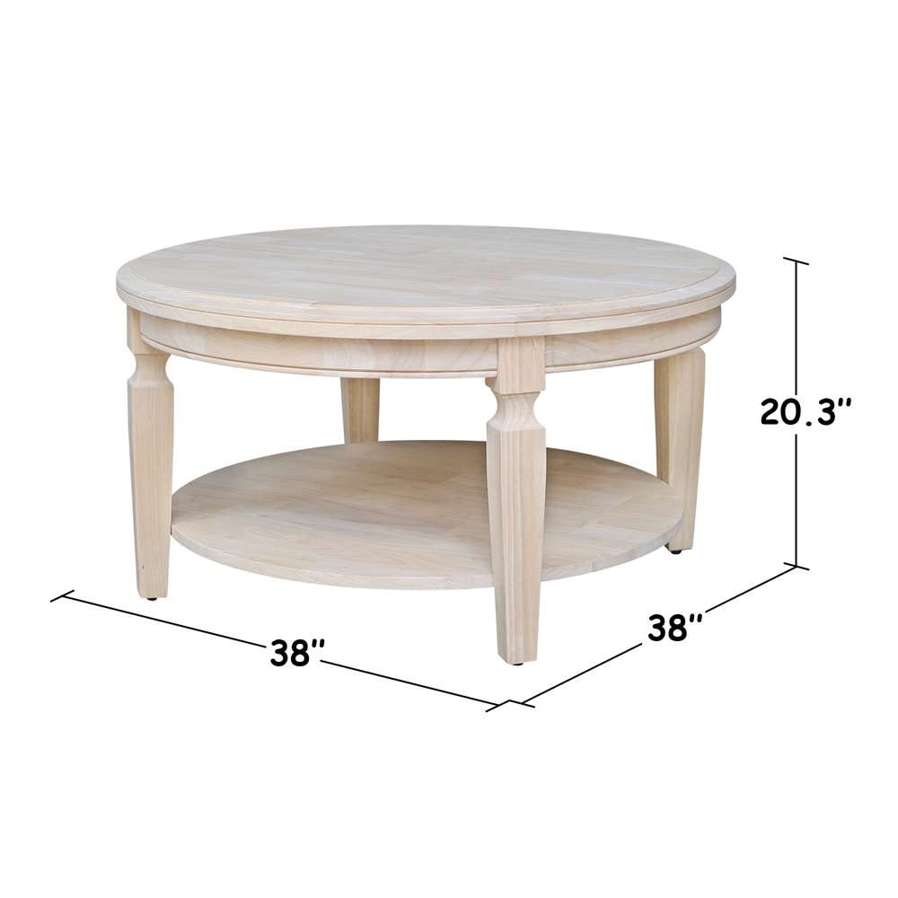 International Concepts - Vista Round Coffee Table - OT-15CR view 2