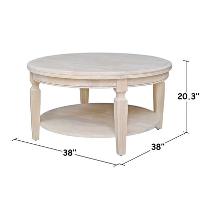 International Concepts - Vista Round Coffee Table - OT-15CR view 2