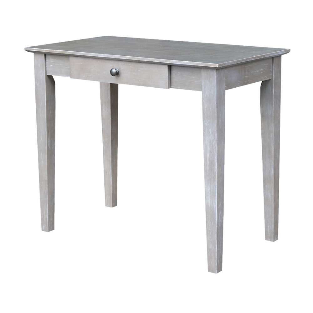 International Concepts - Writing Table in Washed Gray Taupe Finish - OF09-49 view 1