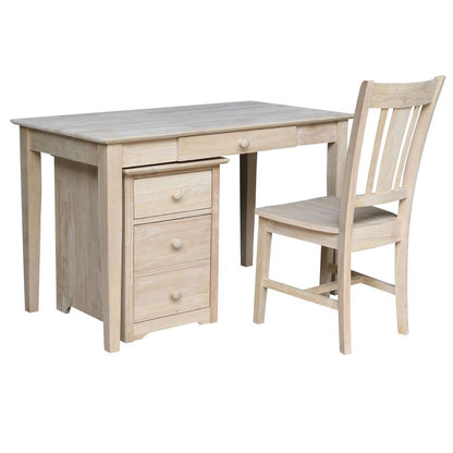 International Concepts - 2 Drawer File Cabinet with Of-41 Desk and Chair - K-OF-51-41-C10 veiw 1