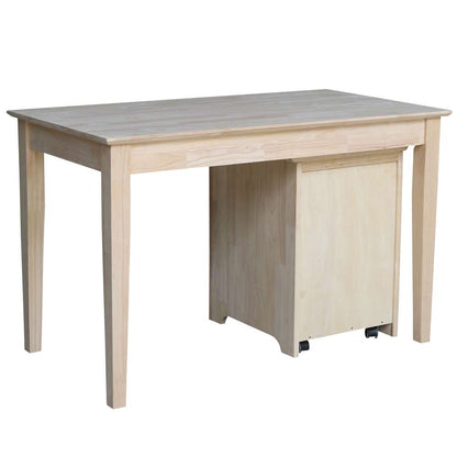 International Concepts - 2 Drawer File Cabinet with Of-41 Desk and Chair - K-OF-51-41-C10 veiw 2