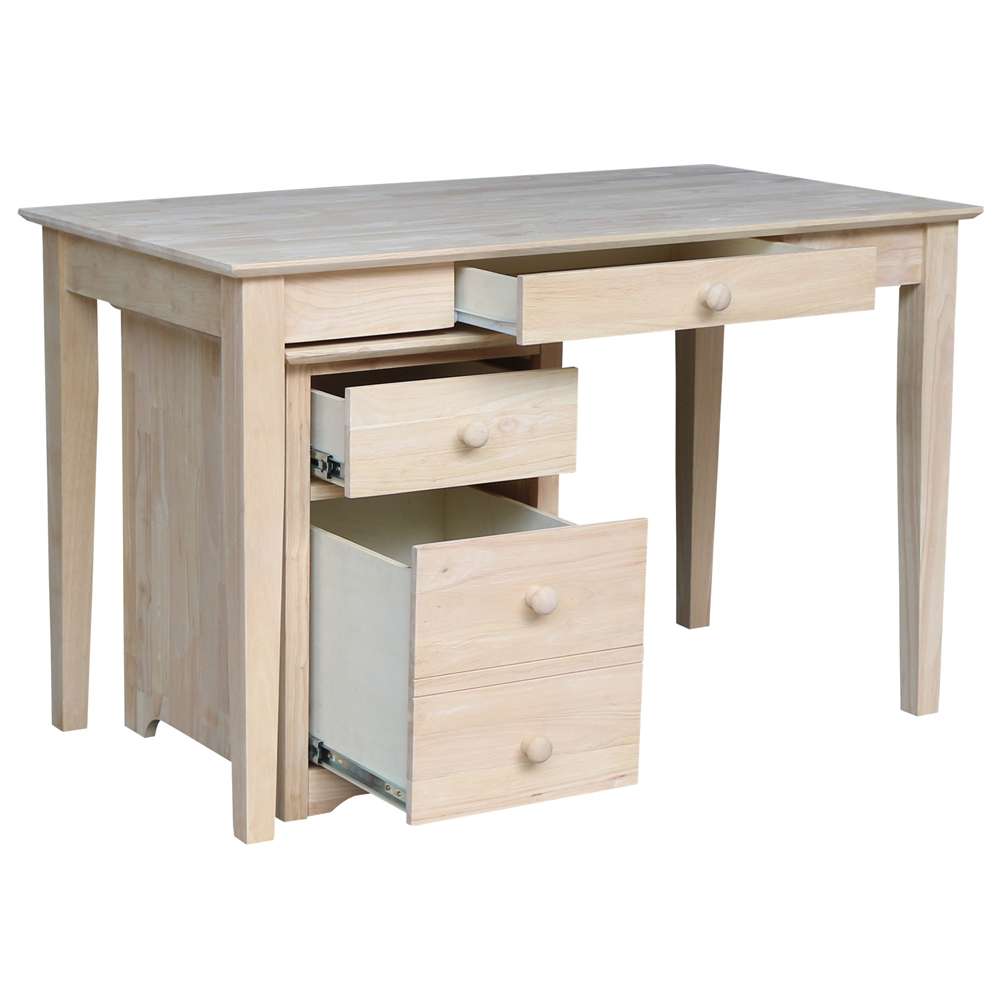 International Concepts - 2 Drawer File Cabinet with Of-41 Desk and Chair - K-OF-51-41-C10 veiw 5