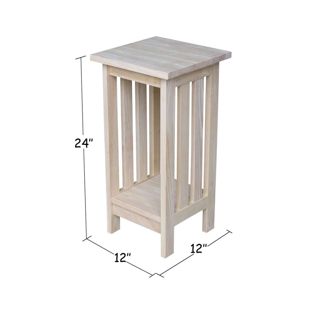 International Concepts - 24in Mission Plant Stand  - 3071 veiw 2