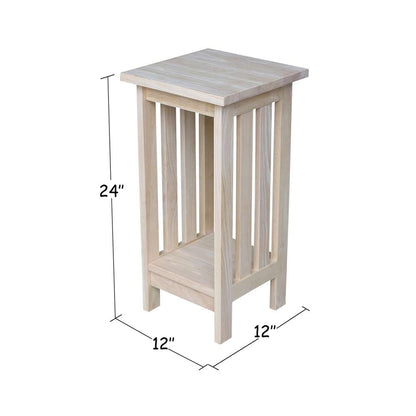 International Concepts - 24in Mission Plant Stand  - 3071 veiw 2