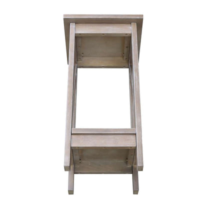 International Concepts - 24in X-Sided Plant Stand in Washed Gray Taupe Finish - OT09-3071X veiw 5