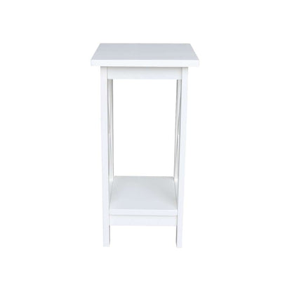 International Concepts - 24in X-Sided Plant Stand in White Finish - OT08-3071X veiw 3