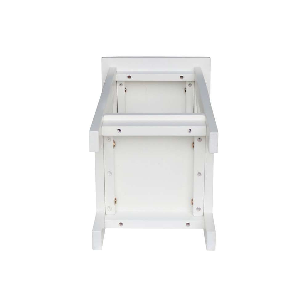 International Concepts - 24in X-Sided Plant Stand in White Finish - OT08-3071X veiw 5
