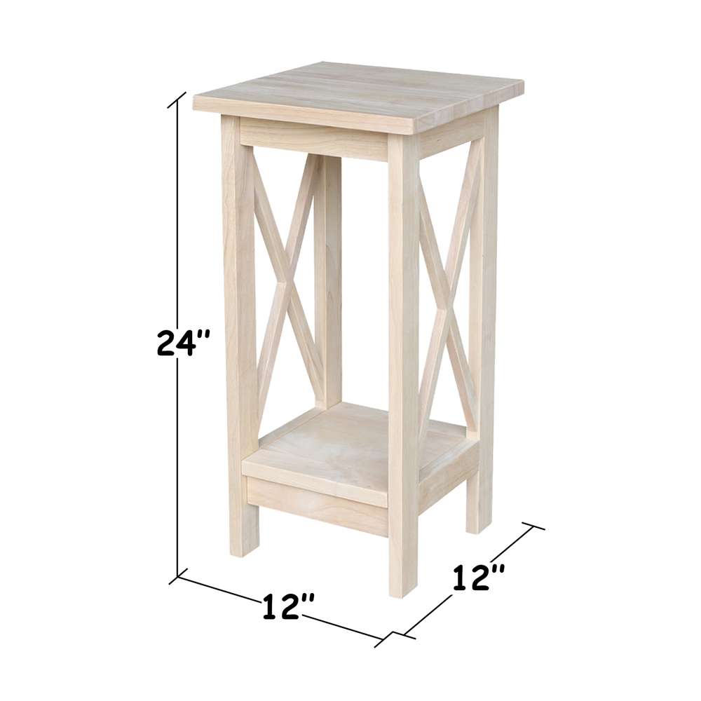 International Concepts - 24in X-Sided Plant Stand  - OT-3071X veiw 2