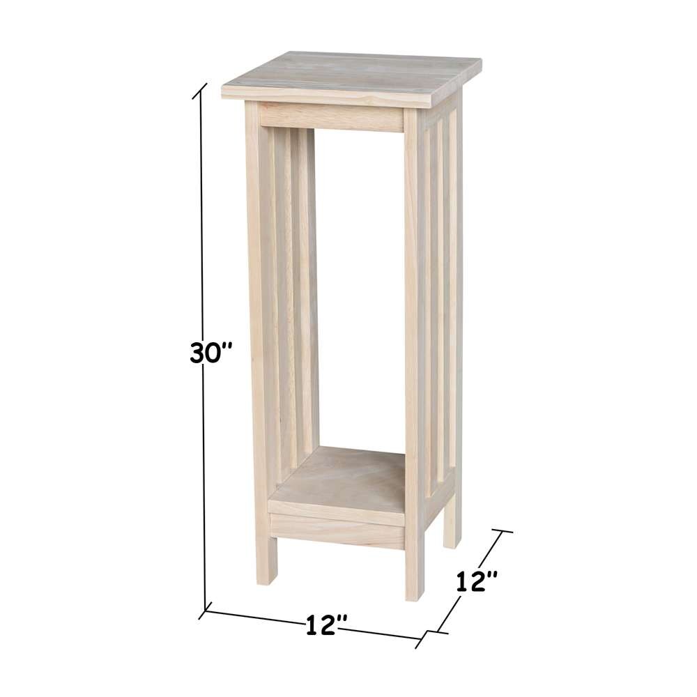 International Concepts - 30in Mission Plant Stand  - 3070 veiw 2