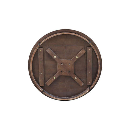 International Concepts - 30in Round Top Ped Table - 41.1inH in Rich Mocha Finish - K15-30RT-6B-2 veiw 3