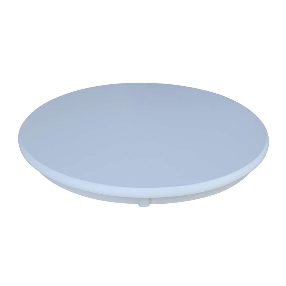 International Concepts - 30in Round Top Ped Table - 41.1inH in White Finish - K08-30RT-6B-2 veiw 6