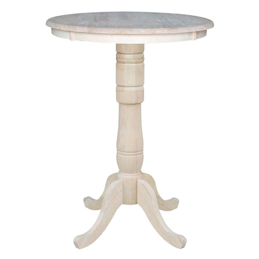 International Concepts - 30in Round Top Ped Table - 41.1inH - K-30RT-6B-2 veiw 1