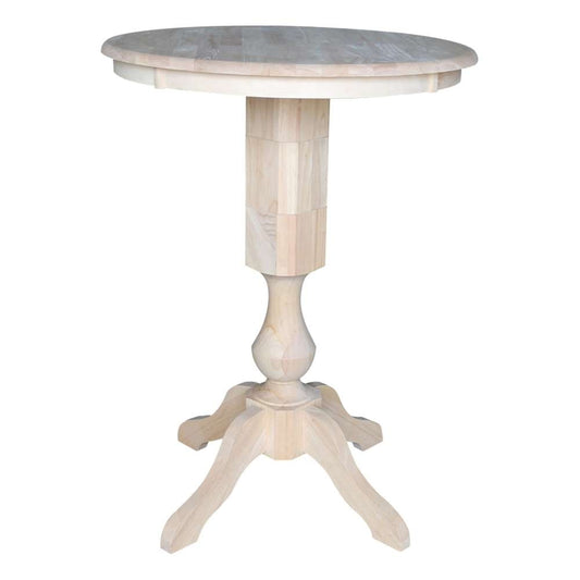 International Concepts - 30in Round Top Ped Table - 41.9inH - K-30RT-11P-2 veiw 1