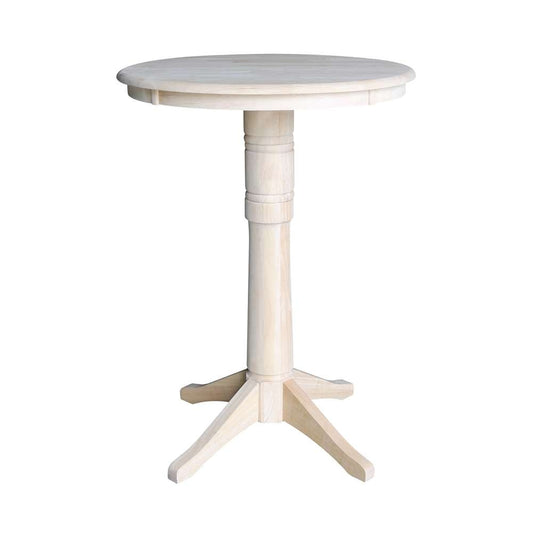 International Concepts - 30in Round Top Ped Table - 41.9inH - K-30RT-27B-6B-2 veiw 1