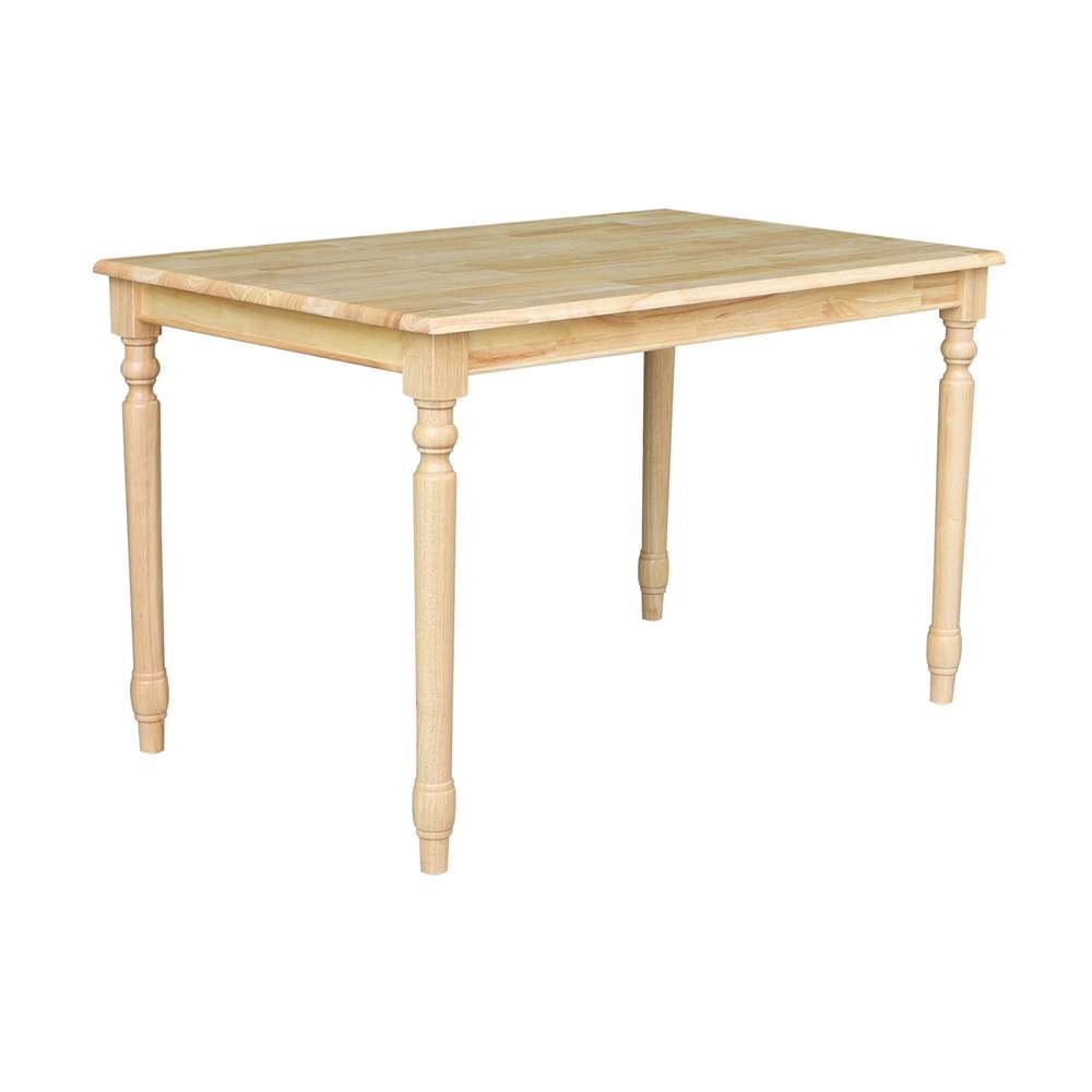 International Concepts - 30in X 48in Solid Wood Top Table - T01-3048T veiw 1
