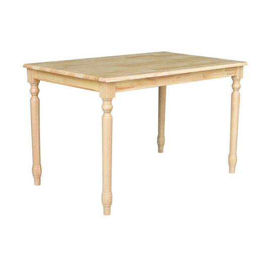 International Concepts - 30in X 48in Solid Wood Top Table - T01-3048T veiw 1