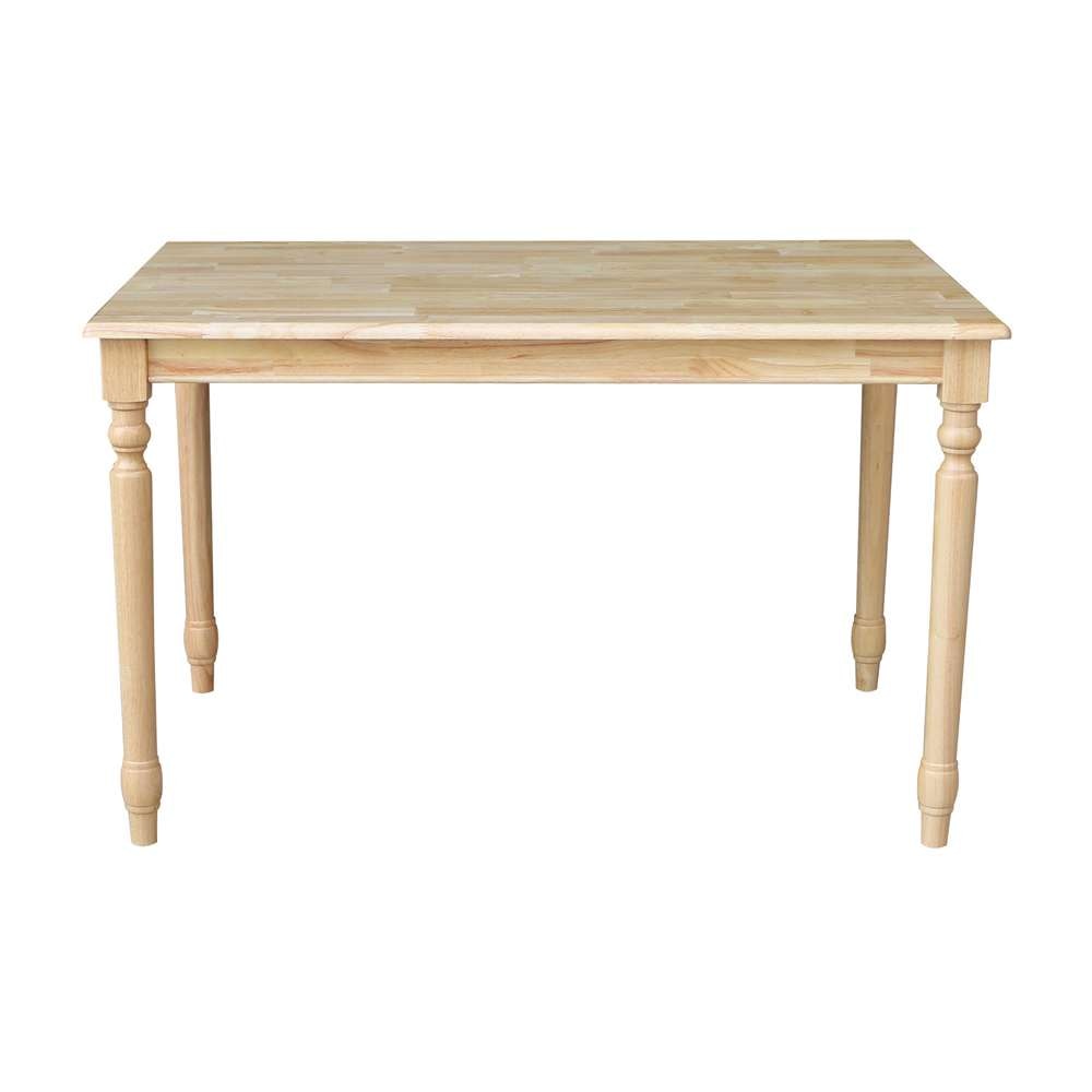 International Concepts - 30in X 48in Solid Wood Top Table - T01-3048T veiw 3