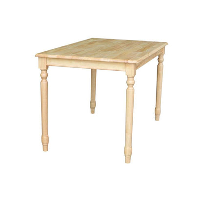 International Concepts - 30in X 48in Solid Wood Top Table - T01-3048T veiw 4