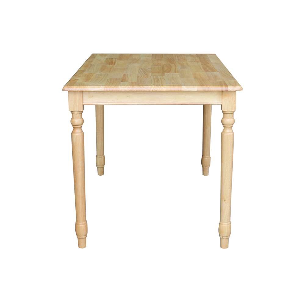 International Concepts - 30in X 48in Solid Wood Top Table - T01-3048T veiw 5